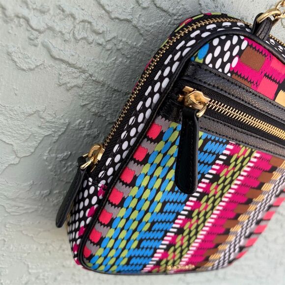 Vera Bradley Elena Crossbody Bag Cha-Cha Floral Print Multicolor - Picture 6 of 11